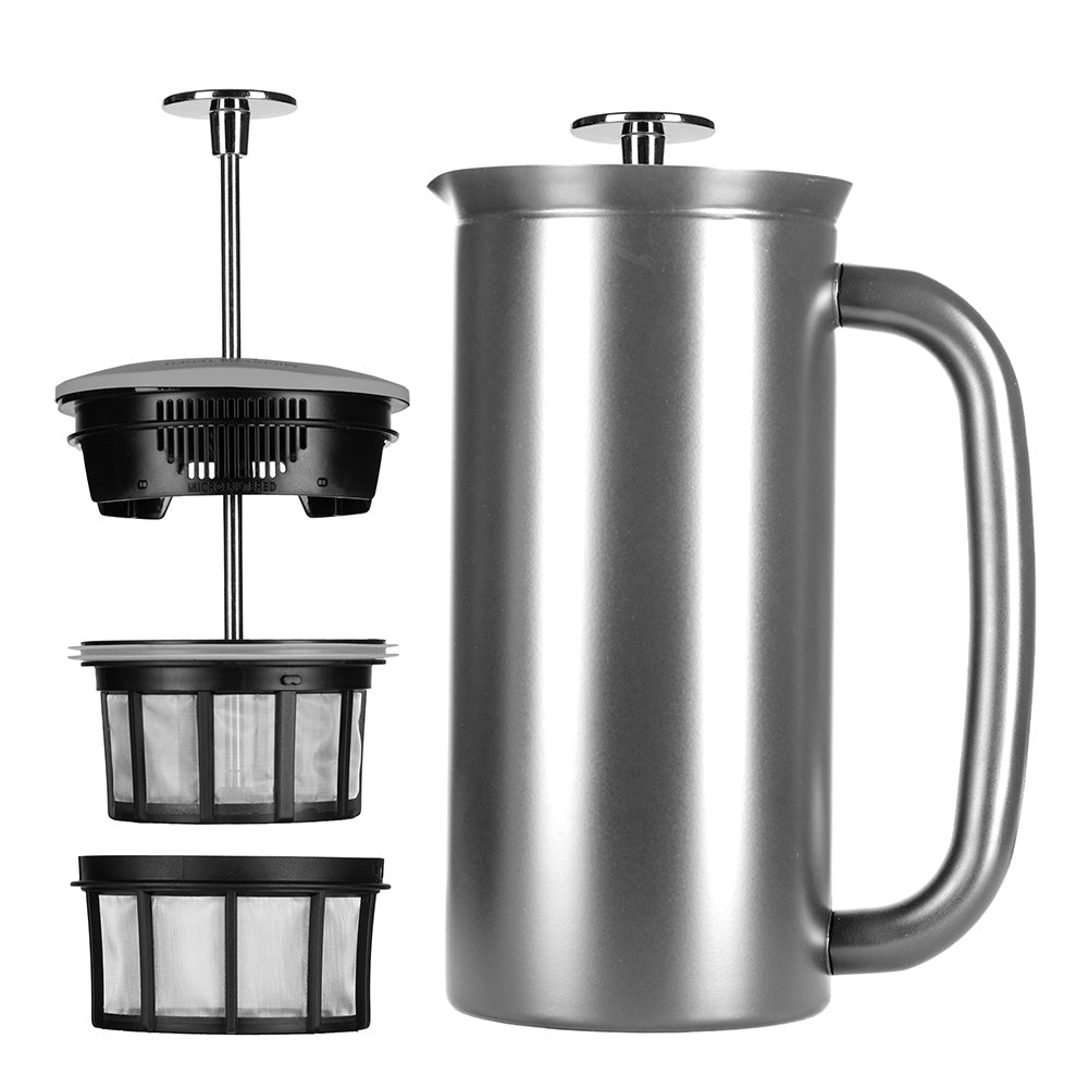 ESPRO P7 French Press Coffee Maker - Brushed (32oz)