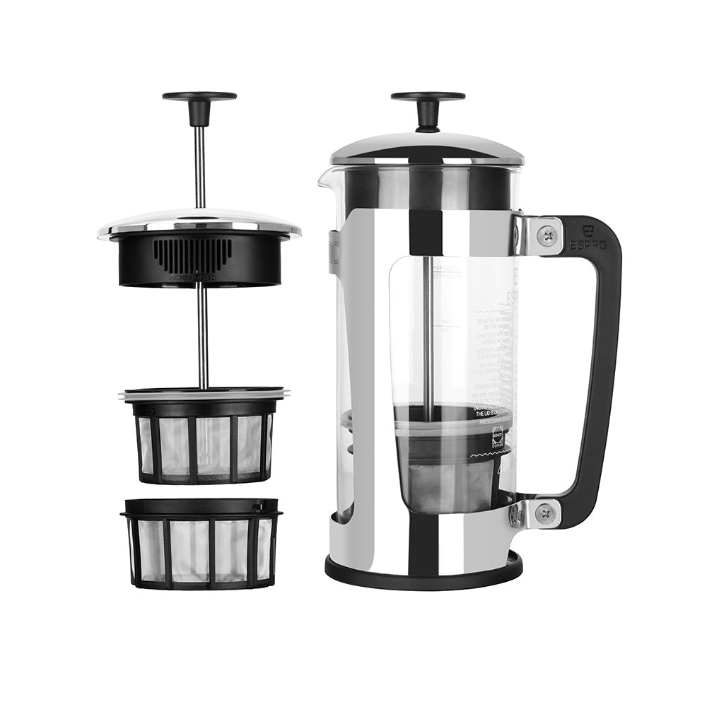 ESPRO P5 French Press Coffee Maker - Polished (18oz)