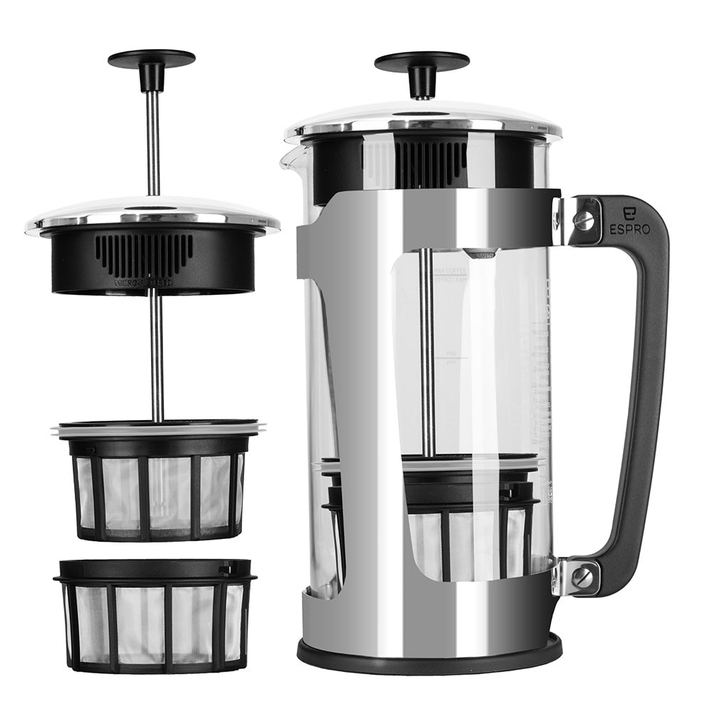 ESPRO P5 French Press Coffee Maker - Polished (32oz)