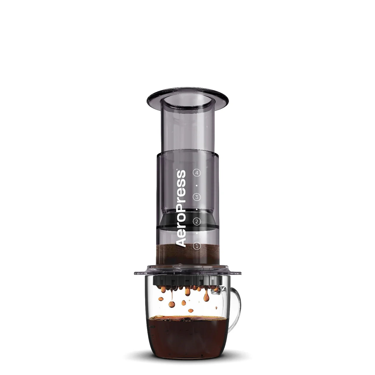 AeroPress Clear Coffee Maker (Black)