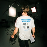 Cameras & Coffee Oversized T-Shirt - White