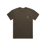 Can't Steam Milk Oversized T-Shirt - Brown