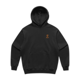 Oat Flat White Club Hoodie - Black