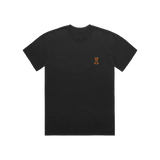 Oat Flat White Club Oversized T-Shirt - Black