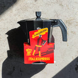 Pezzetti Italexpress Moka Pot - Black