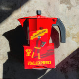 Pezzetti Italexpress Moka Pot - Red