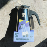Pezzetti Steelexpress Induction Moka Pot - Aluminium