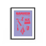 "Barista Starter Pack" Poster Print