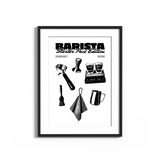 "Barista Starter Pack" Poster Print