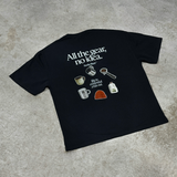 All The Gear Oversized T-Shirt - Black