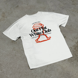 Oat Flat White Club Oversized T-Shirt - Oat Milk