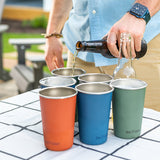 Steel Pint 16oz - 4 Pack (473ml)