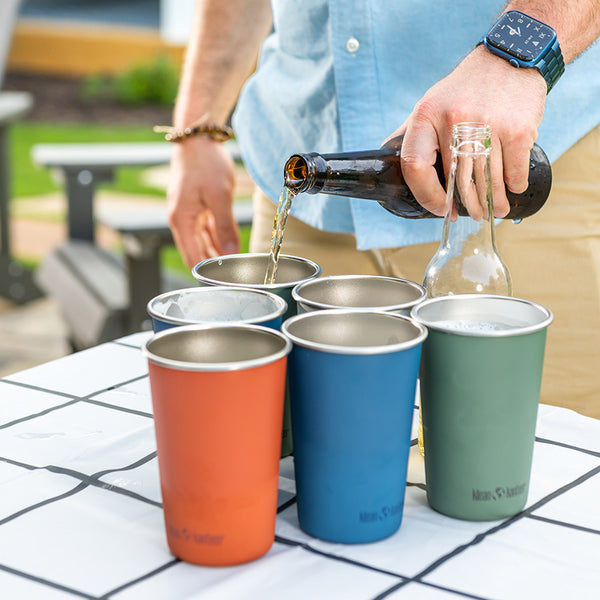 Steel Pint 16oz - 4 Pack (473ml)